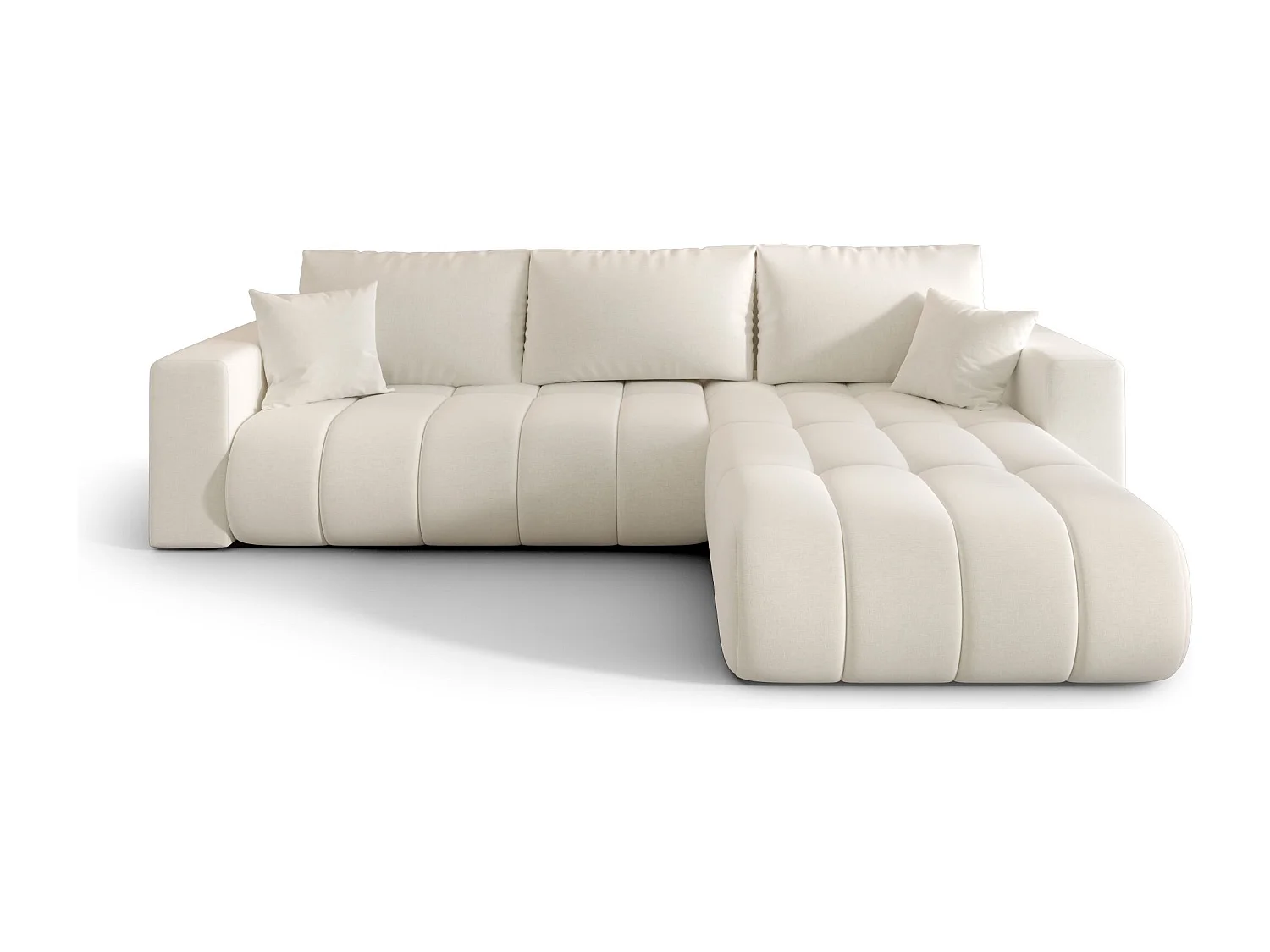 BEDANTE hoekbank met slaapfunctie MILO PREMIUM L Wind 02 Rechterkant