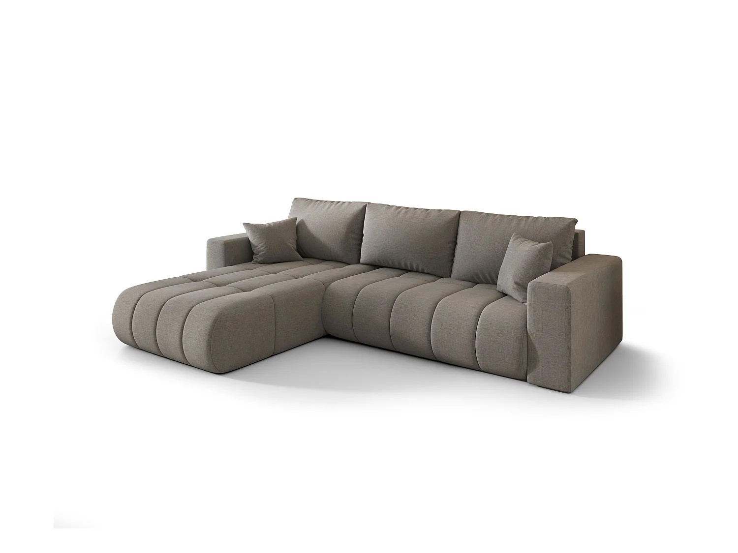 Canapé d’angle BEDANTE MILO PREMIUM L Wind 21 avec fonction de couchage côté gauche