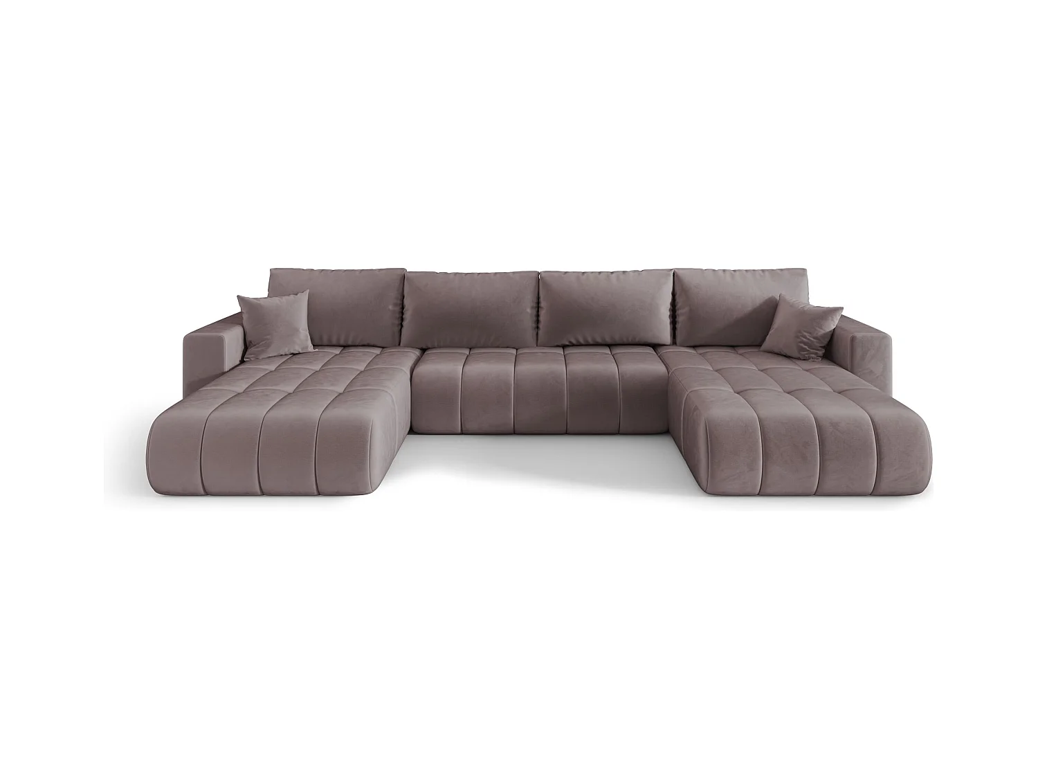 Canapé d’angle BEDANTE avec fonction de couchage MILO U PREMIUM Monolith 62