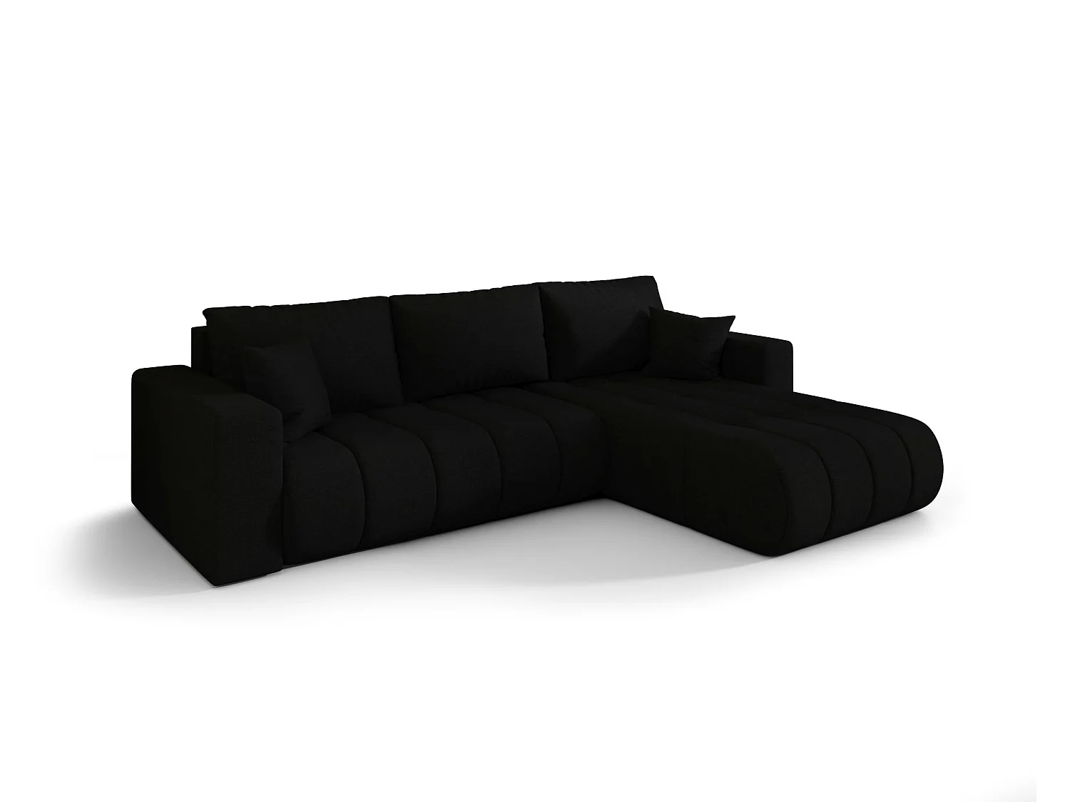 BEDANTE Ecksofa mit Schlaffunktion MILO PREMIUM L Wind 99 Rechts
