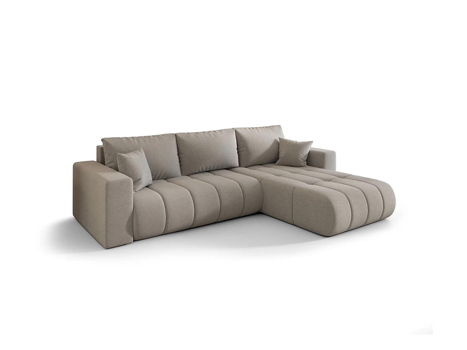 Canapé d’angle BEDANTE MILO PREMIUM L Wind 11 avec fonction de couchage côté droit