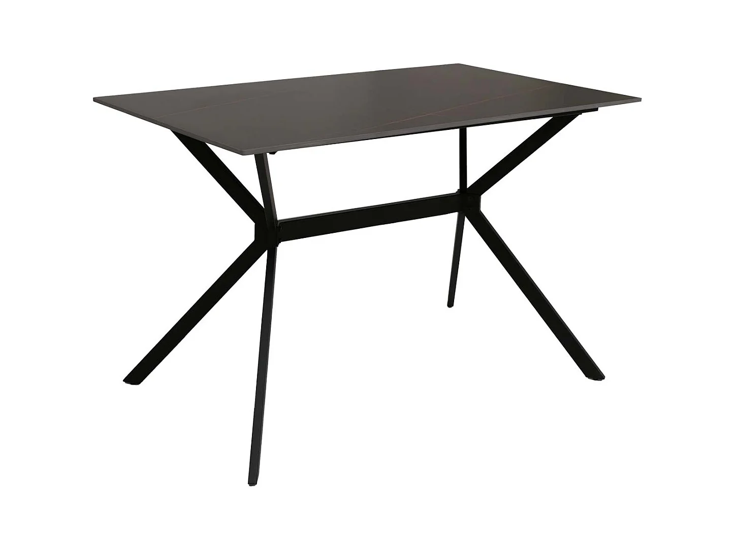 Esszimmertisch MCW-O58, Schwarz-gold