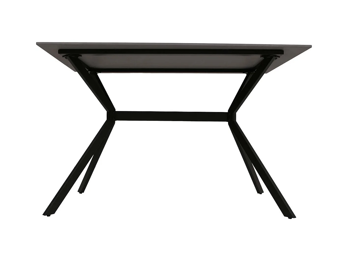 Esszimmertisch MCW-O58, Schwarz-gold