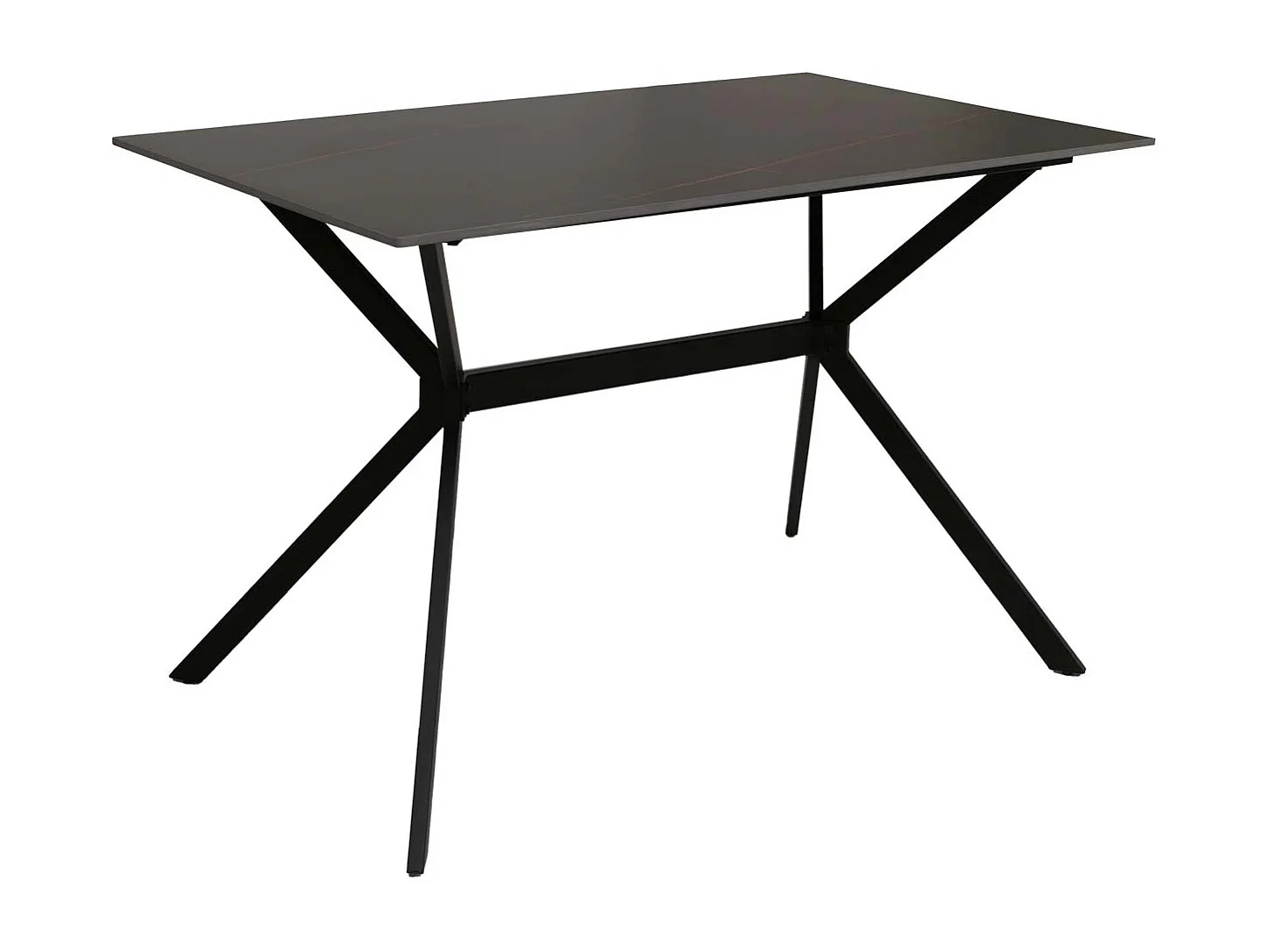 Esszimmertisch MCW-O58, Schwarz-gold