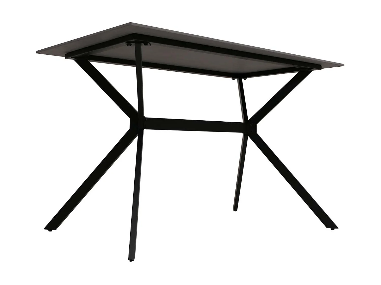 Esszimmertisch MCW-O58, Schwarz-gold