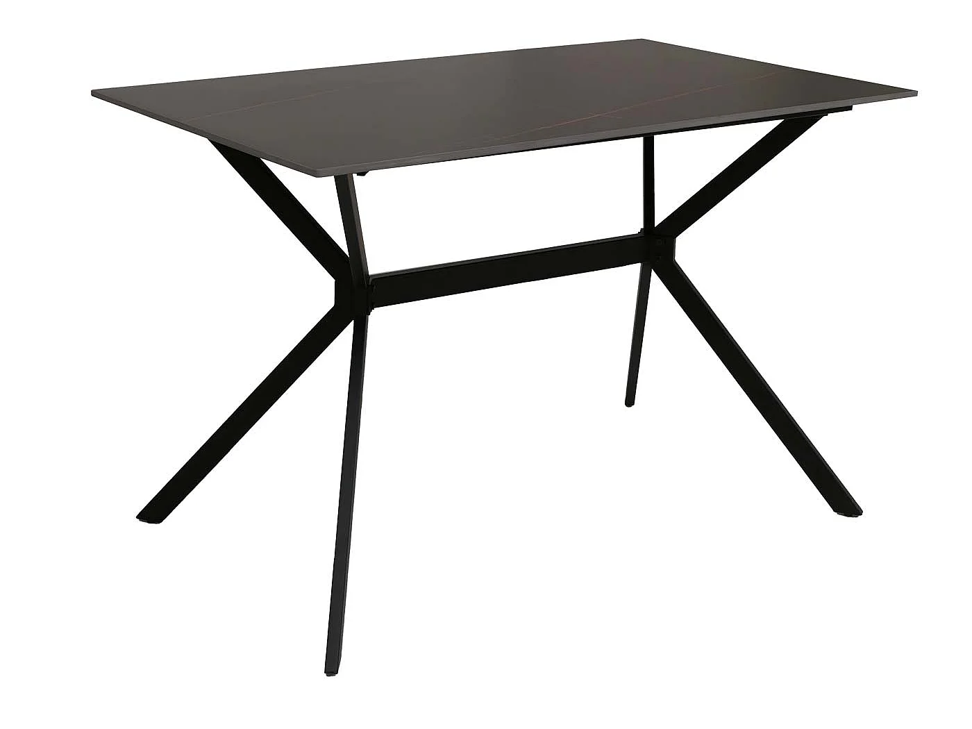 Stół do jadalni MCW-O58,  czarno-złoty