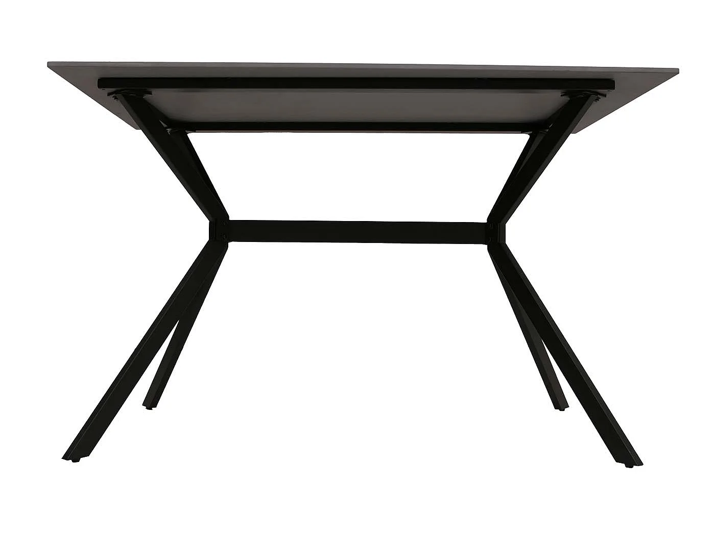 Stół do jadalni MCW-O58,  czarno-złoty