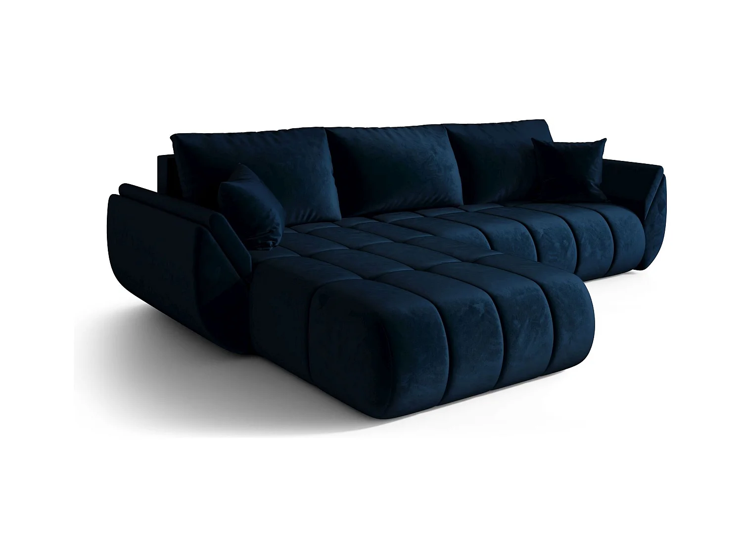 BEDANTE Ecksofa mit Schlaffunktion TOKYO PREMIUM L Monolith 77 Links