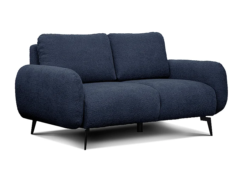 CANAPE FEBE 2 places, bleu marine