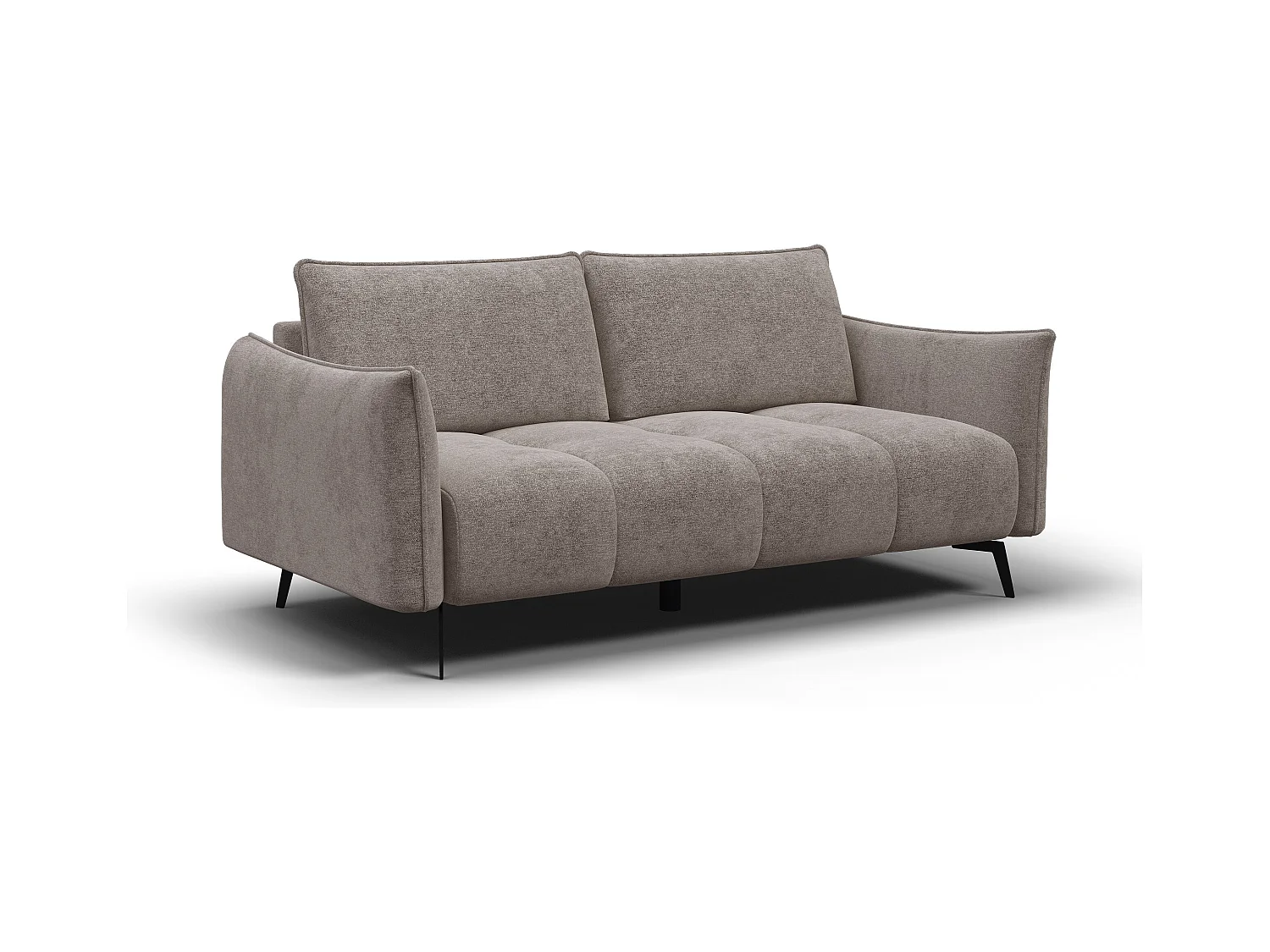 CANAPE AERA 2,5 places, beige  foncé