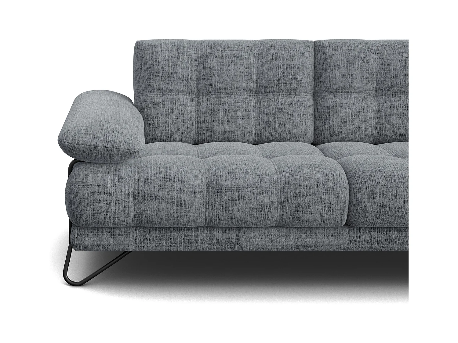 CANAPE BUBBARA 2,5 places, gris foncé