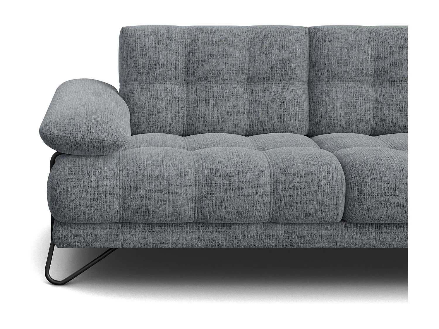 CANAPE BUBBARA 2,5 places, gris foncé