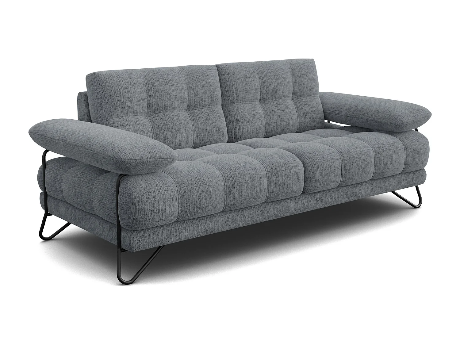 BUBBARA 2,5-Sitzer-Sofa, dunkelgrau