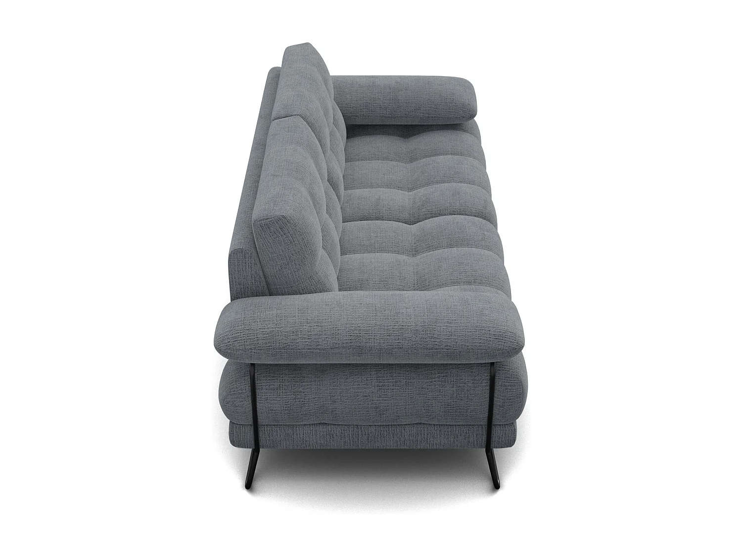 BUBBARA 2,5-Sitzer-Sofa, dunkelgrau