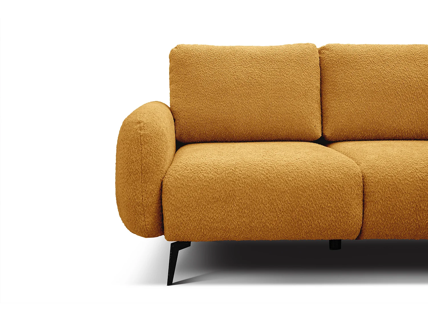 FEBE 2-Sitzer-Sofa, senfgelb