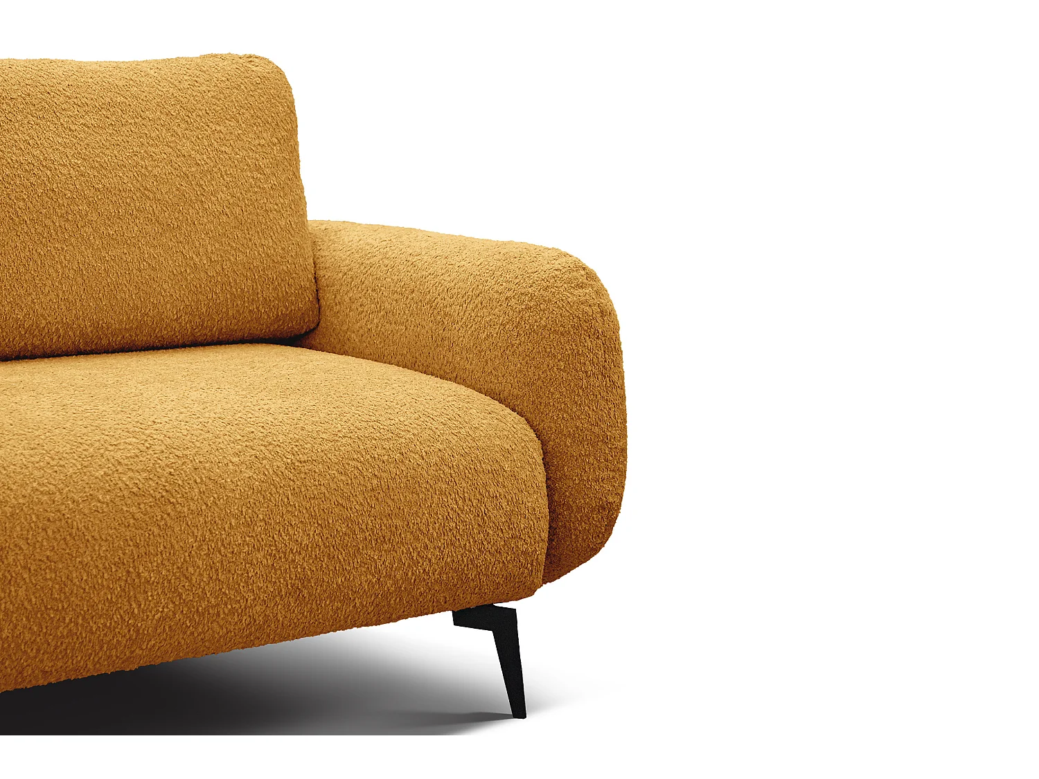 FEBE 2-Sitzer-Sofa, senfgelb