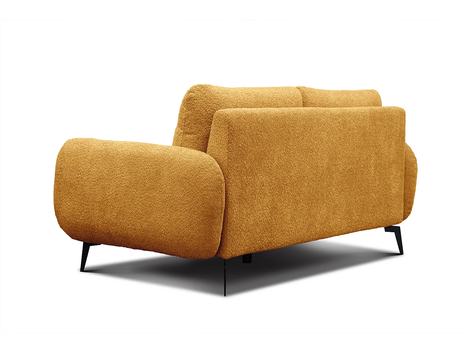FEBE 2-Sitzer-Sofa, senfgelb