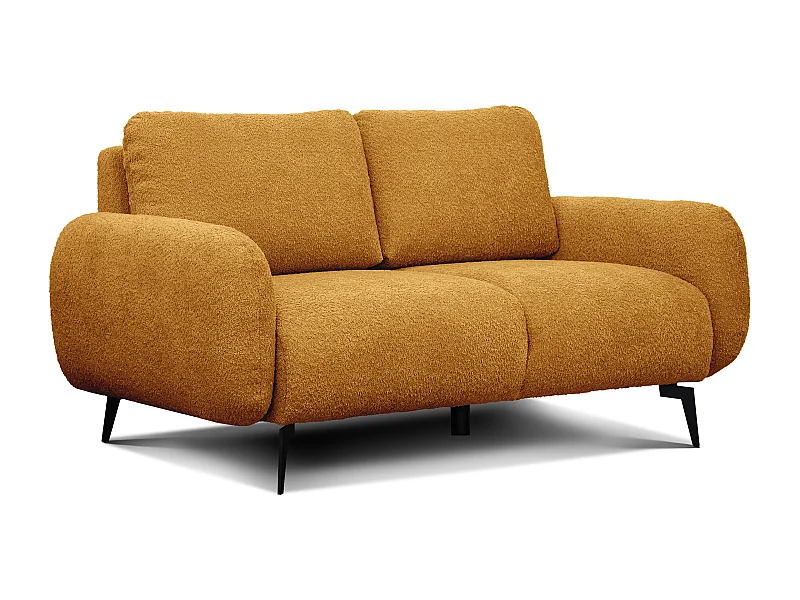 FEBE 2-Sitzer-Sofa, senfgelb