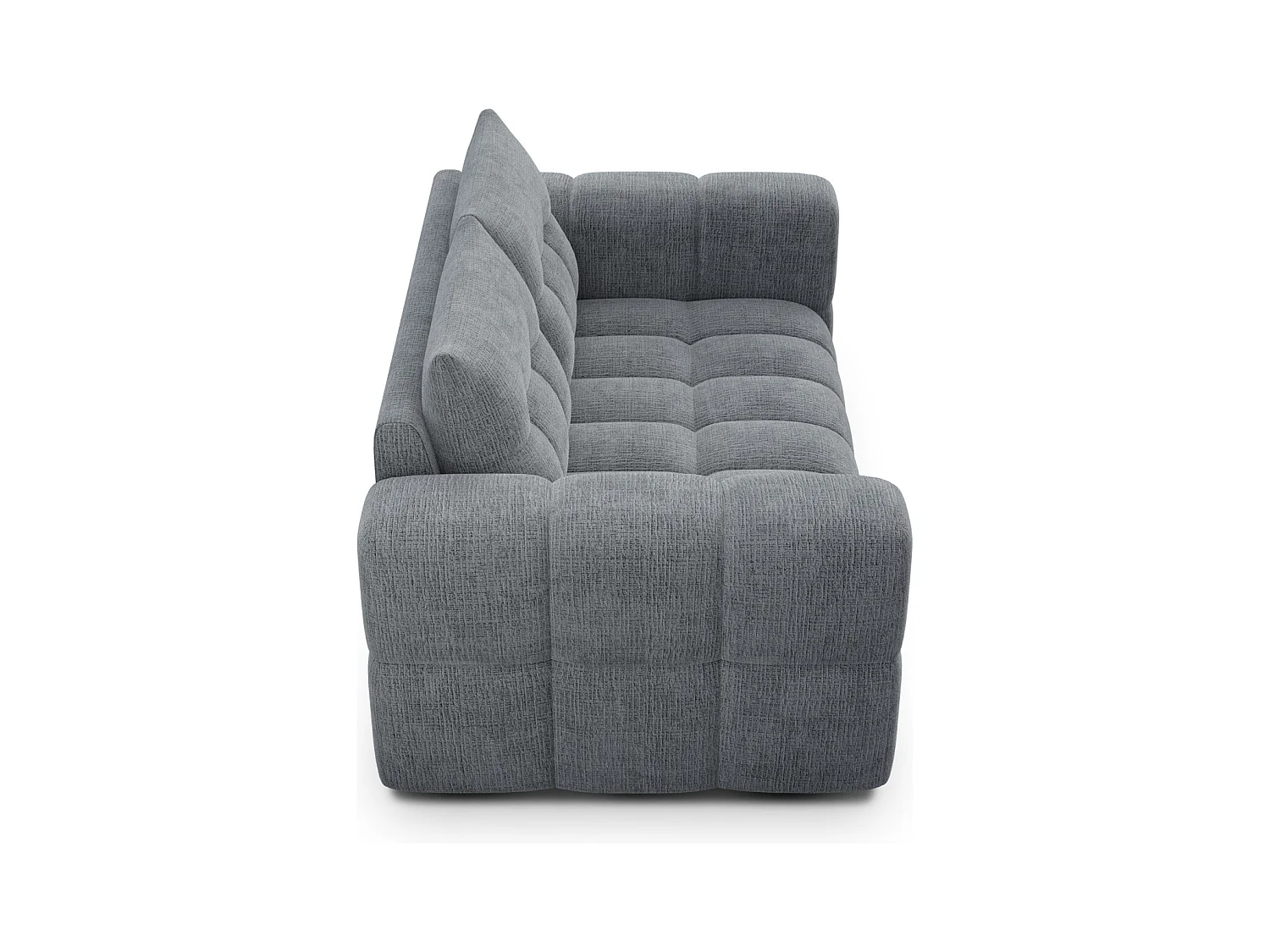 CANAPE CLOUDI 2 places, gris foncé