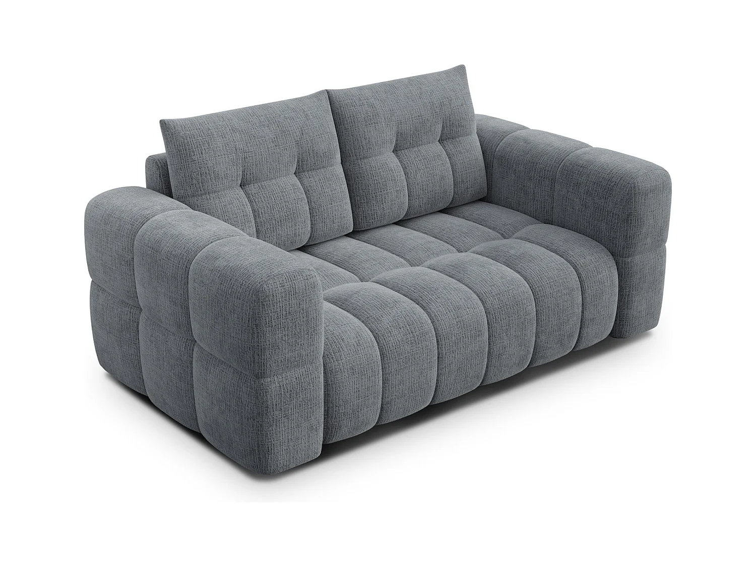 CANAPE CLOUDI 2 places, gris foncé