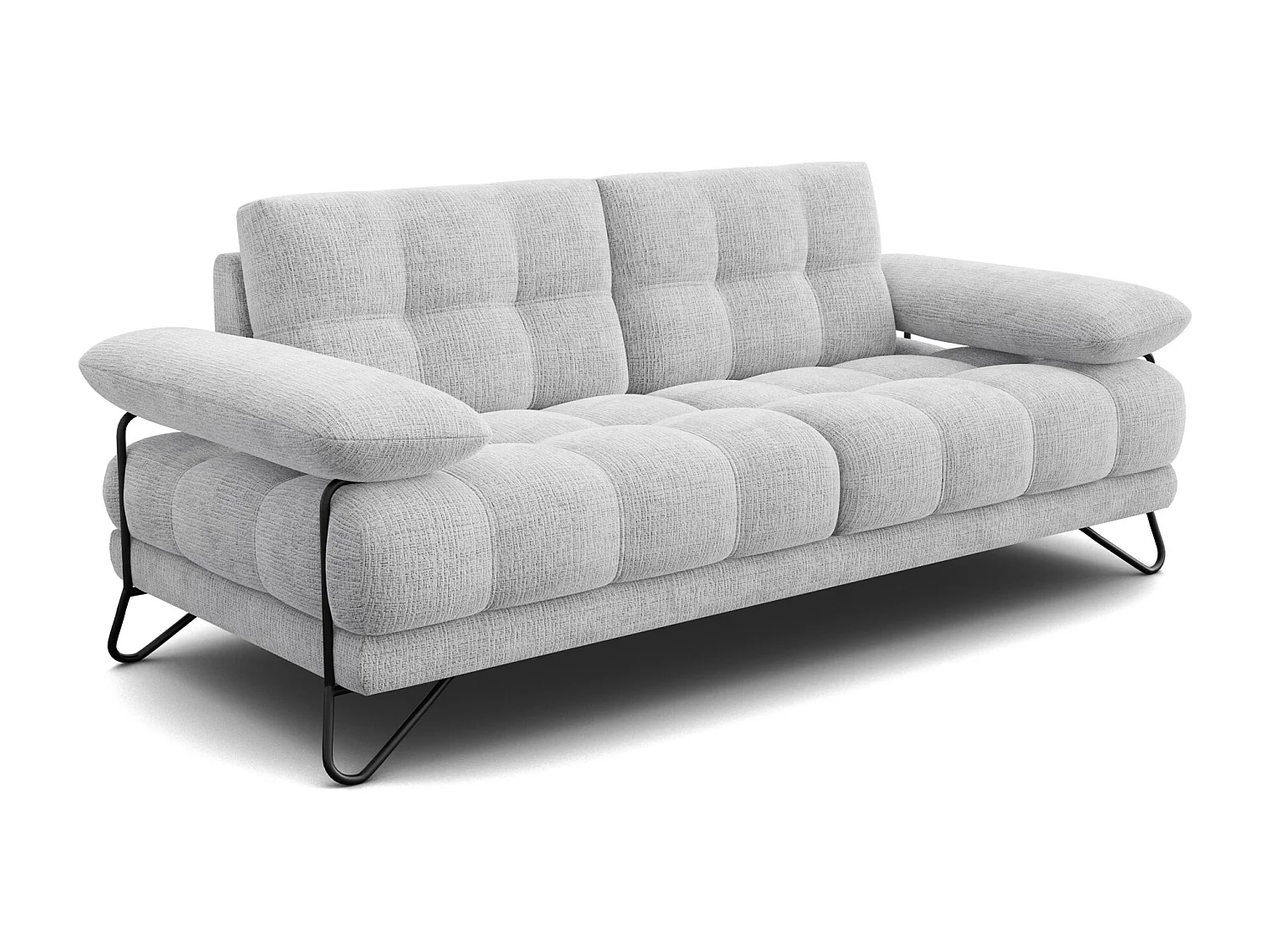 BUBBARA 2,5-Sitze-Sofa, hellgrau