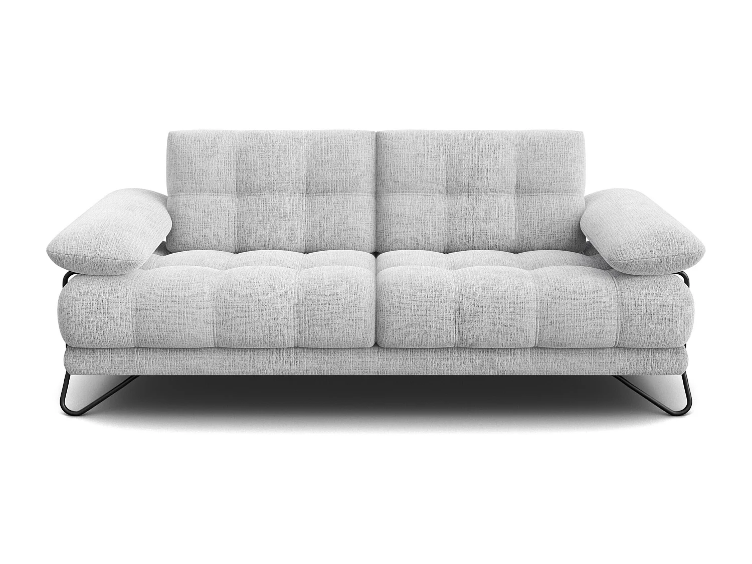 BUBBARA 2,5-Sitze-Sofa, hellgrau