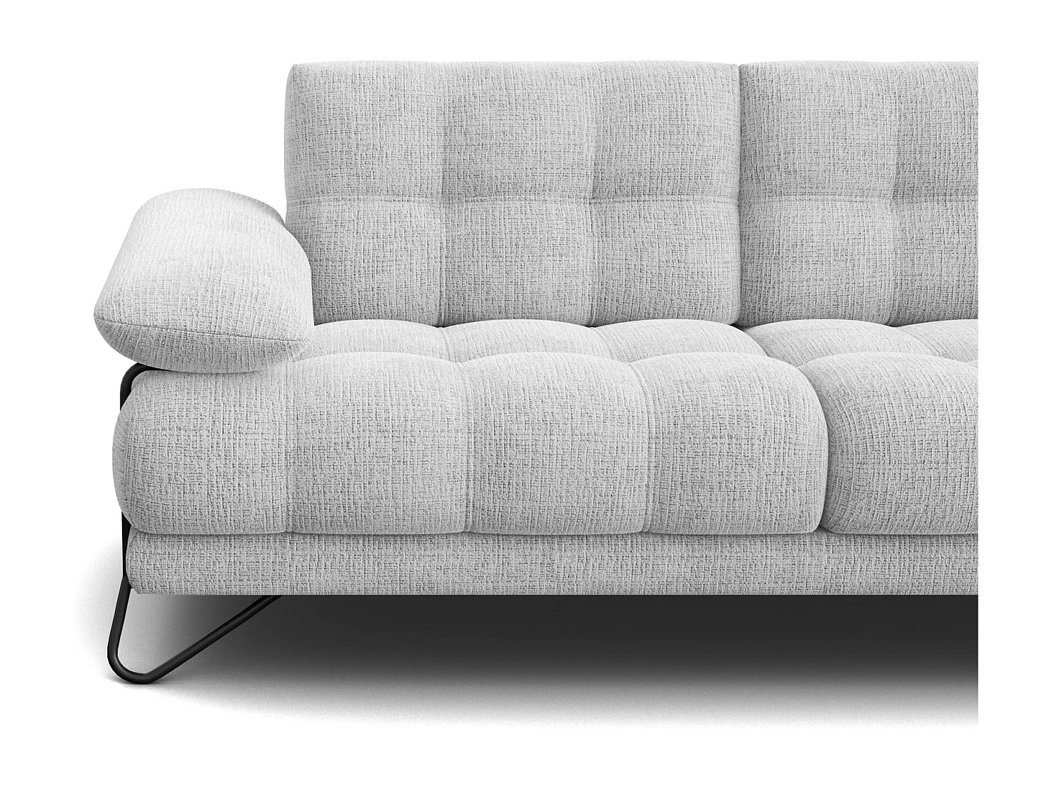 BUBBARA 2,5-Sitze-Sofa, hellgrau