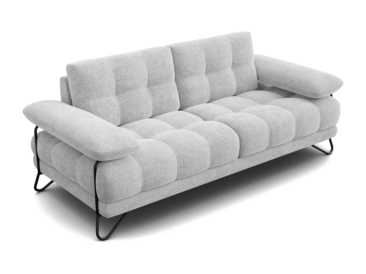 BUBBARA 2,5-Sitze-Sofa, hellgrau