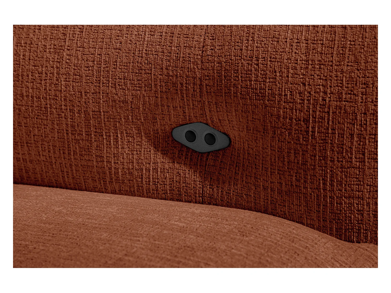 SVEN 3-Sitzer-Ecksofa, 1 Relax XL, verstellbare Kopfstützen, rot