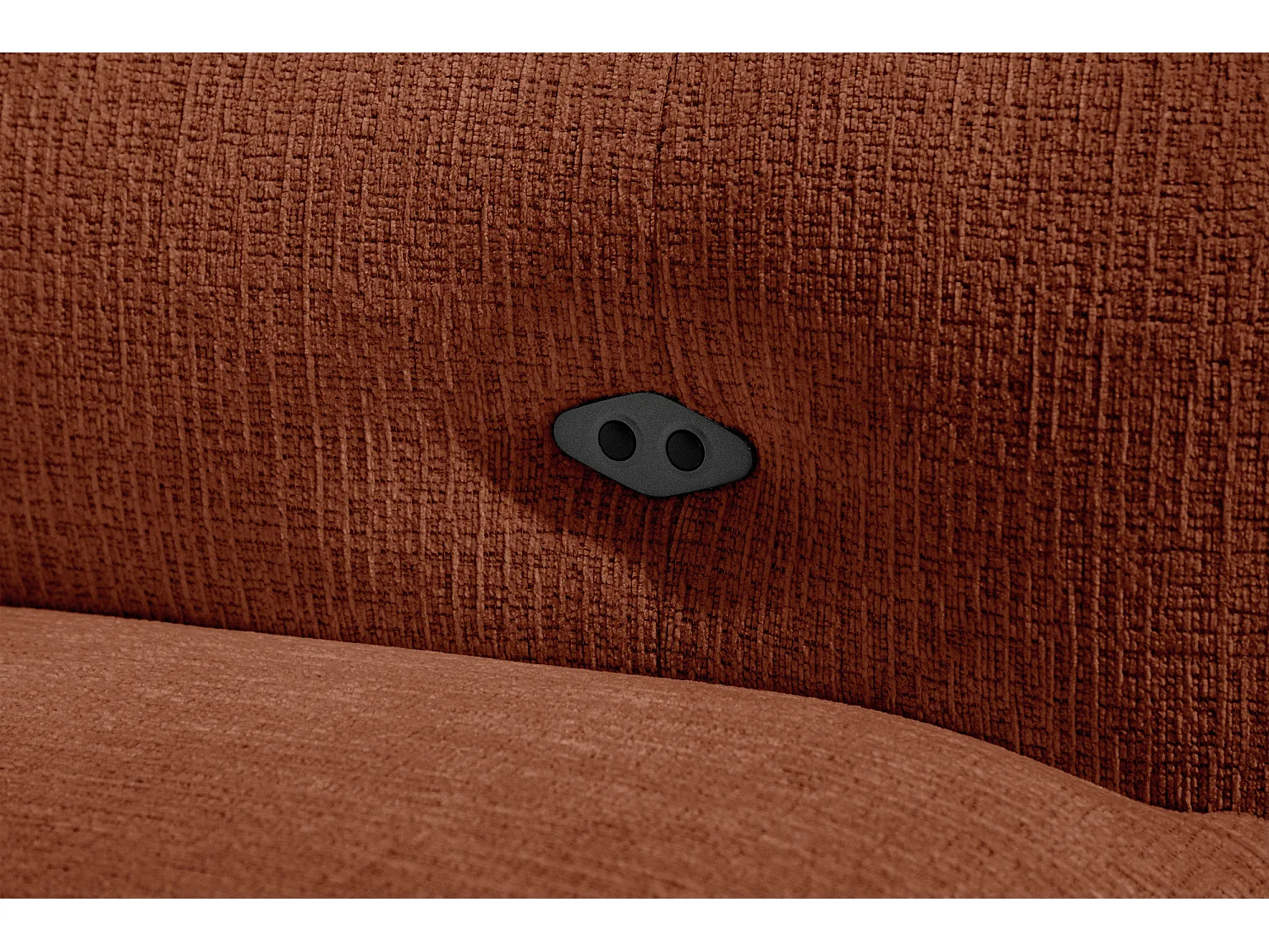 SVEN 3-Sitzer-Ecksofa, 1 Relax XL, verstellbare Kopfstützen, rot