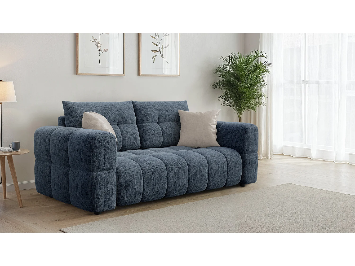 CLOUDI 2,5-Sitzer-Sofa, marineblau