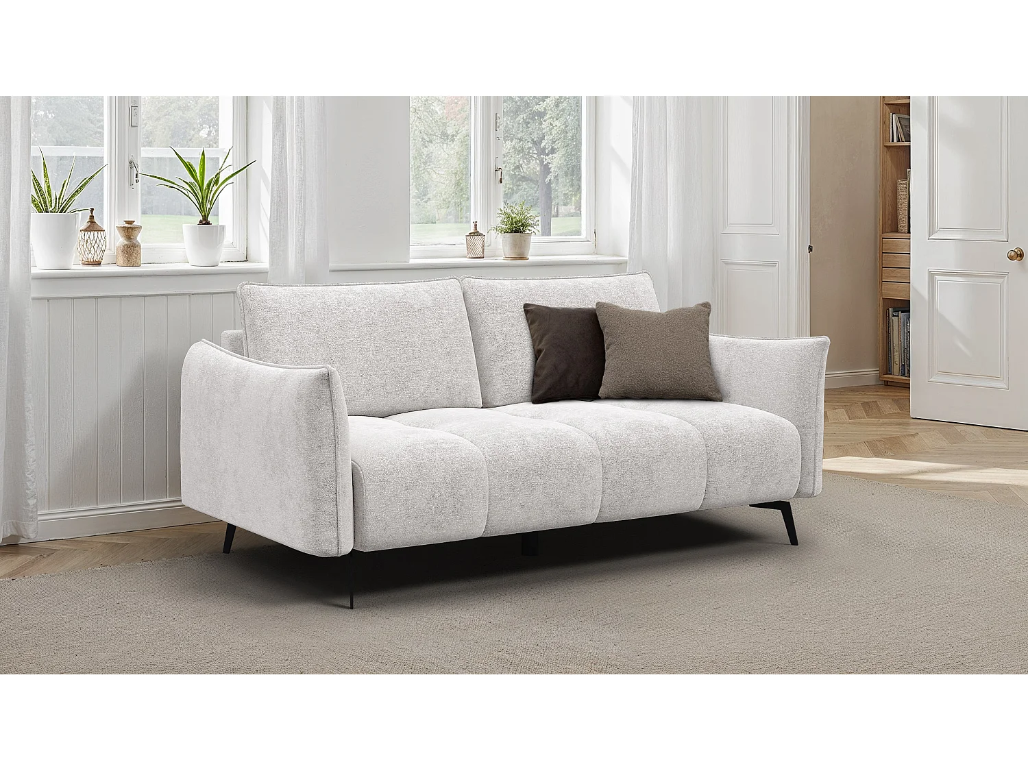 Sofa 2,5-Sitzer AERA, ecru