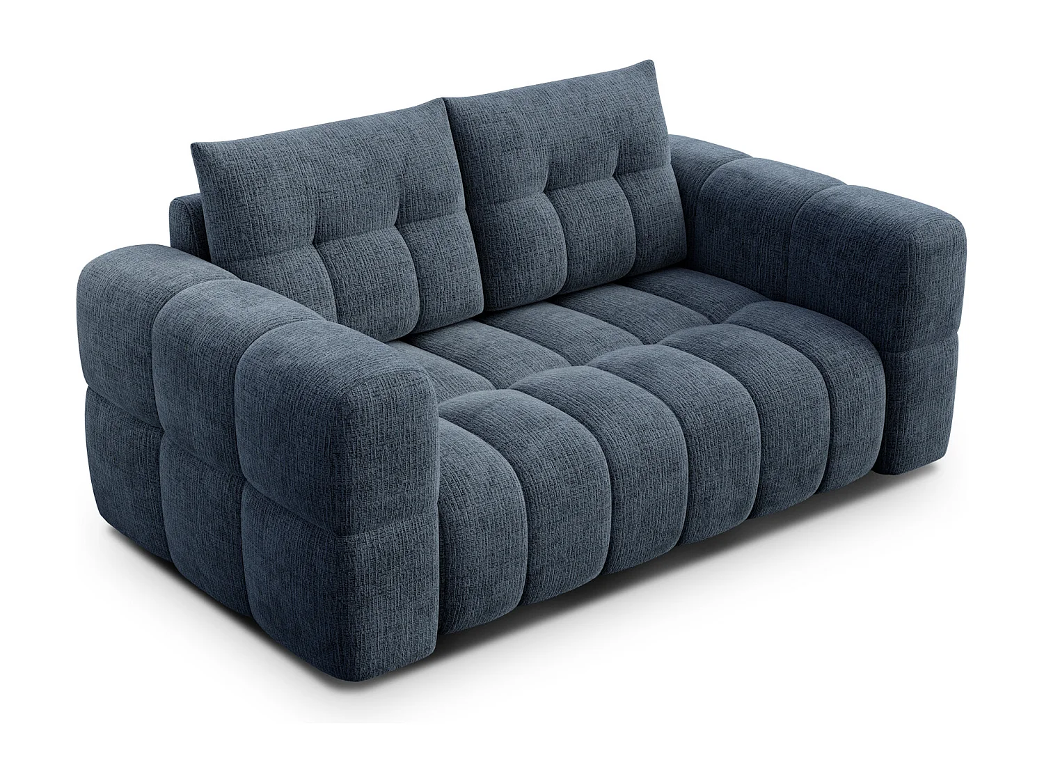 CLOUDI 2-Sitzer-Sofa, marineblau