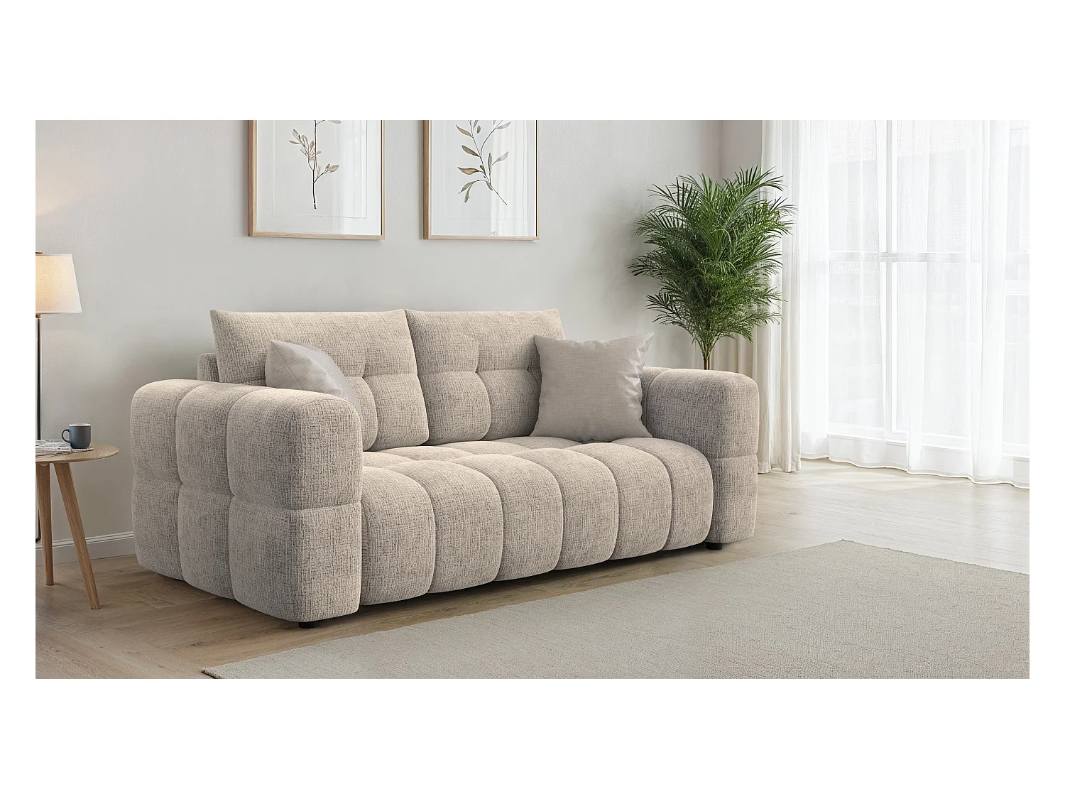 CANAPE CLOUDI 2,5 places, beige