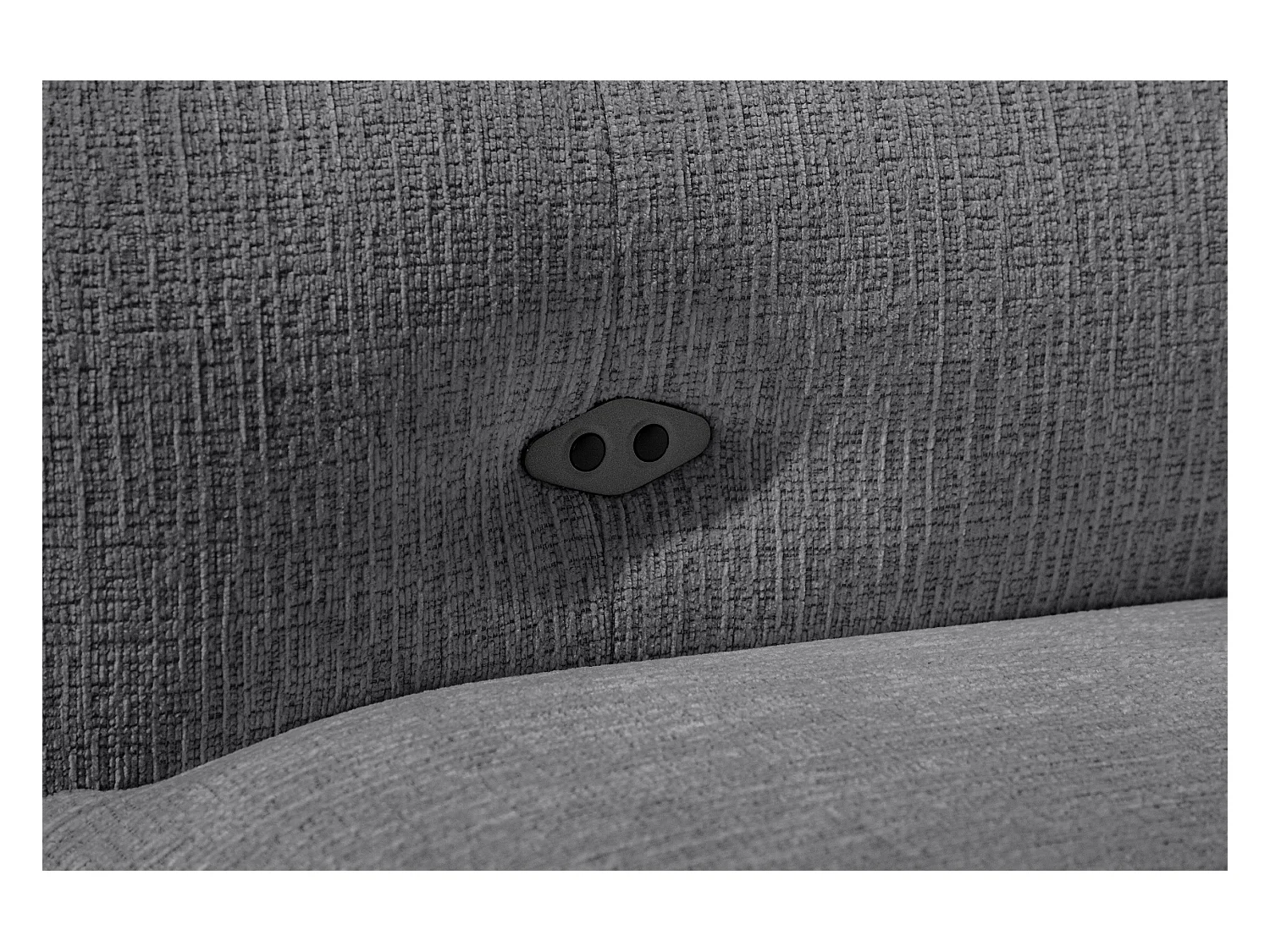 SVEN 3-Sitzer-Ecksofa, 1 Relax XL verstellbare Kopfstützen, dunkelgrau
