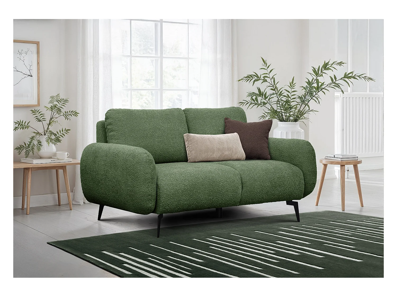 CANAPE FEBE 2 places, olive