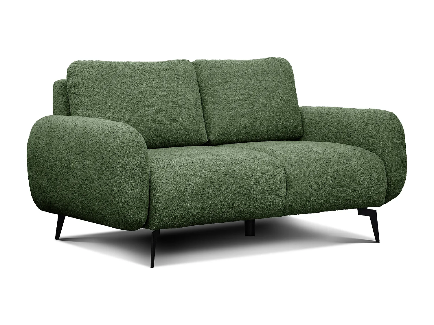 FEBE 2-Sitzer-Sofa, olivgrün