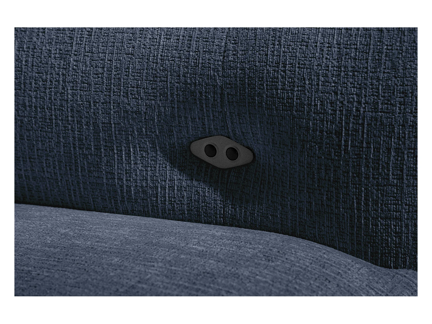 SVEN 3-Sitzer-Ecksofa, 1 Relax XL, verstellbare Kopfstützen, navy blue