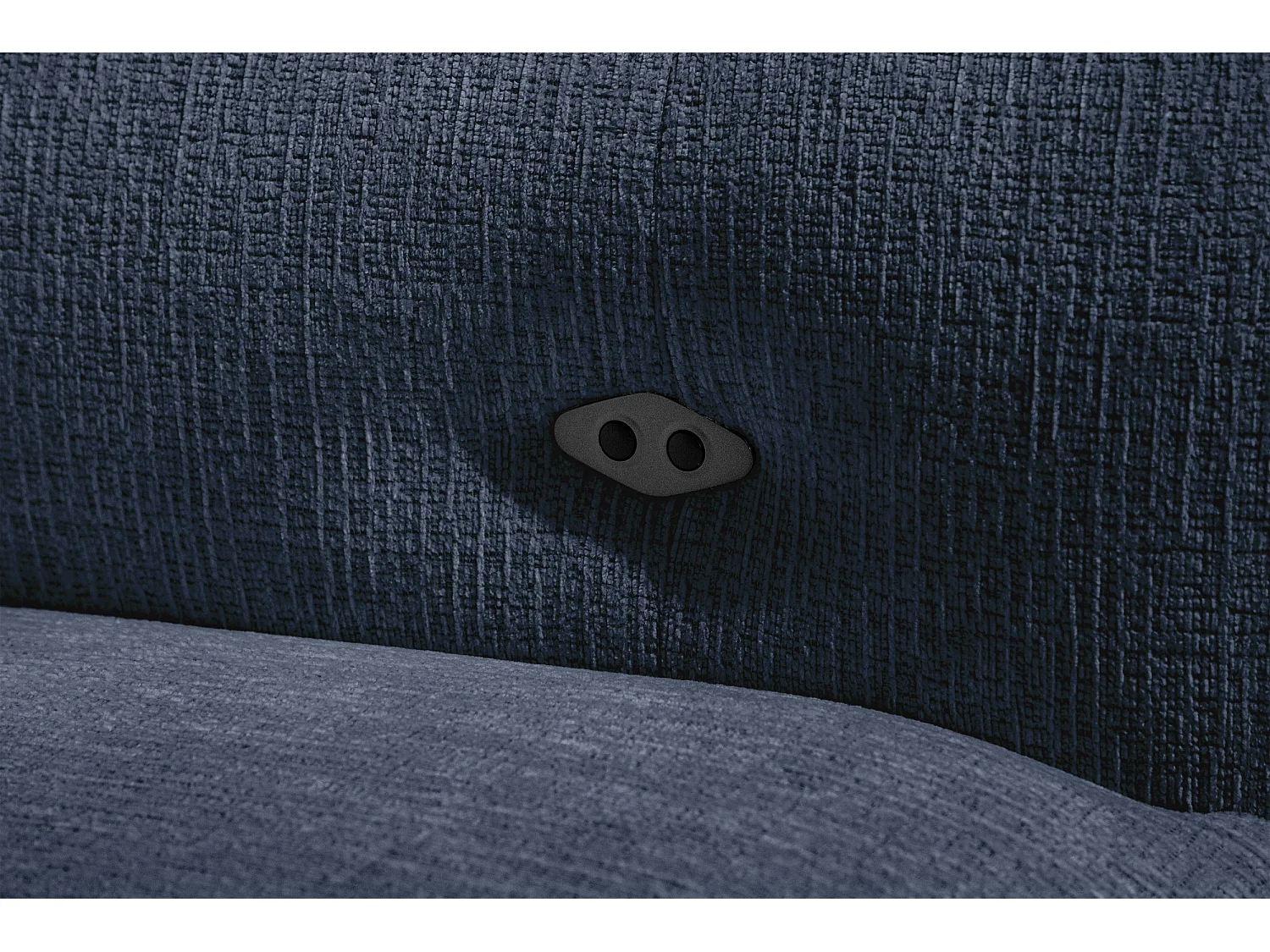 SVEN 3-Sitzer-Ecksofa, 1 Relax XL, verstellbare Kopfstützen, navy blue