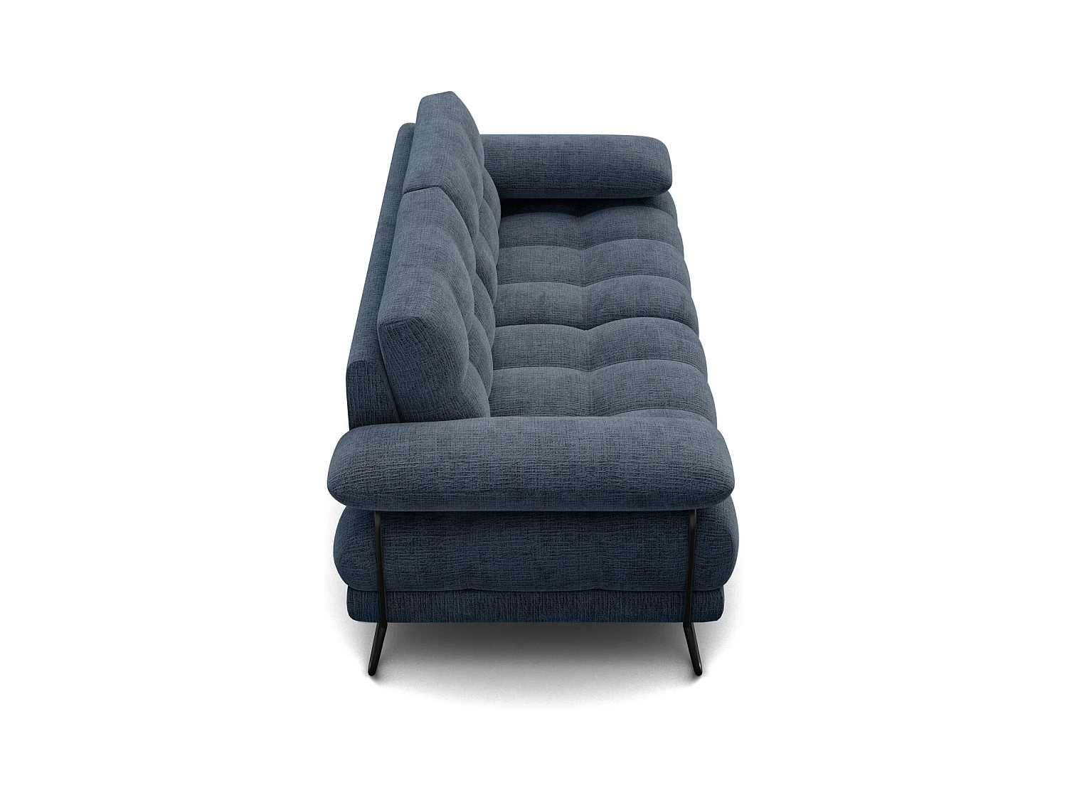 CANAPE BUBBARA 2,5 places, bleu marine