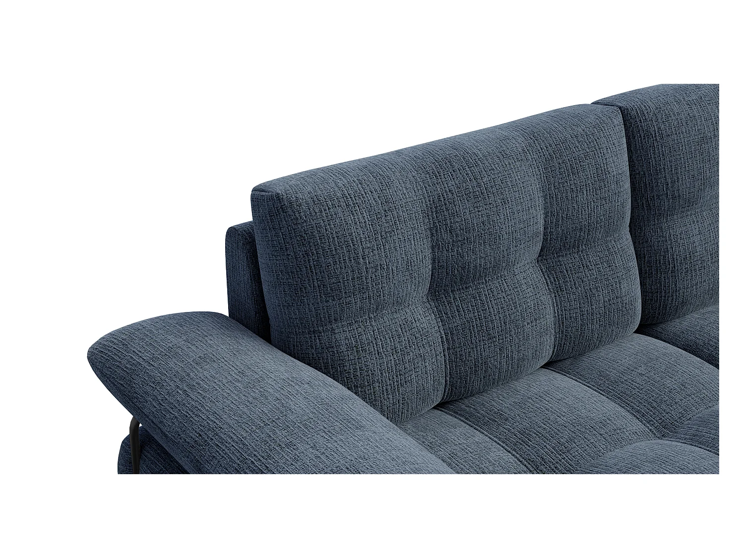 CANAPE BUBBARA 2,5 places, bleu marine