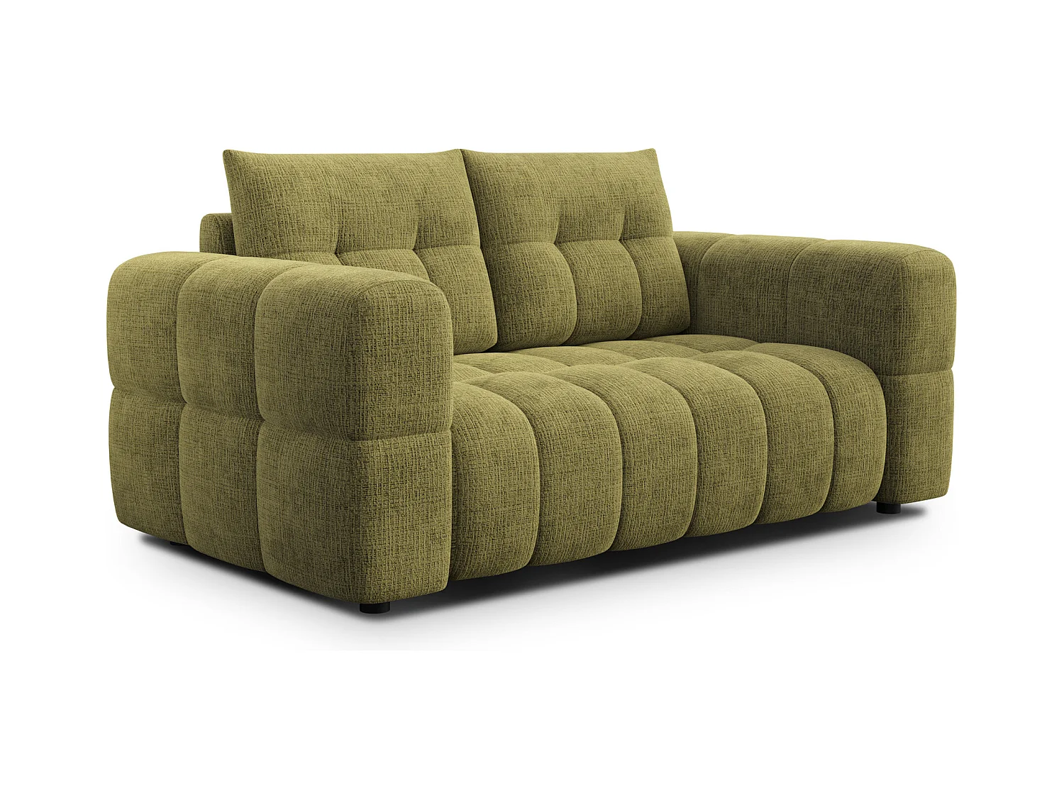 CANAPE CLOUDI 2 places, vert olive