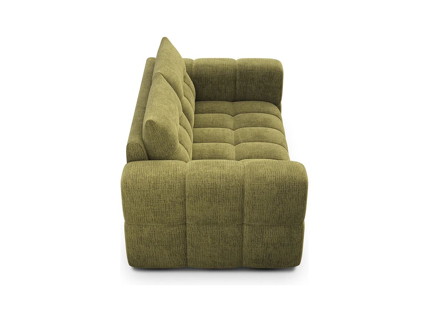 CANAPE CLOUDI 2 places, vert olive