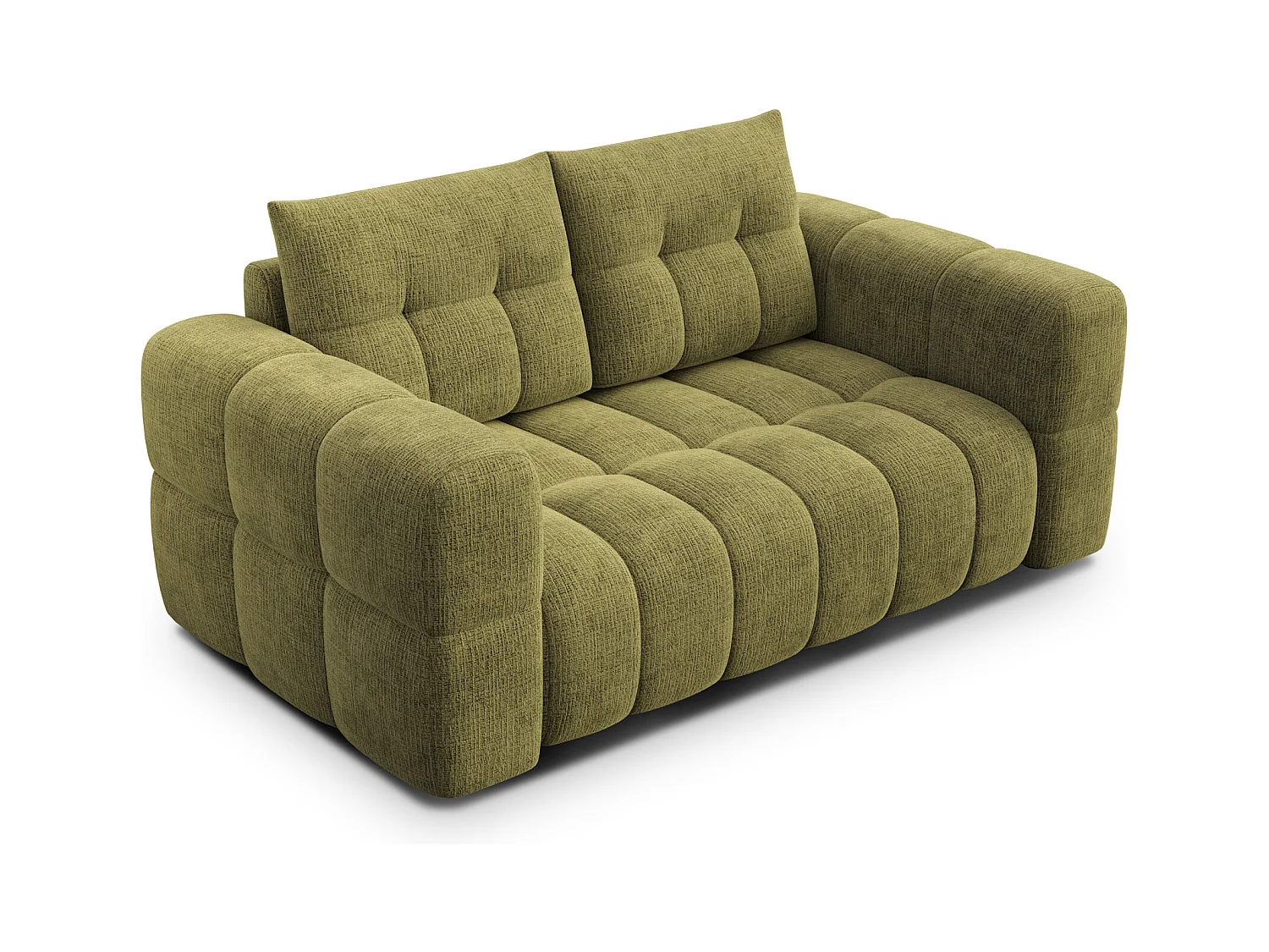 CANAPE CLOUDI 2 places, vert olive