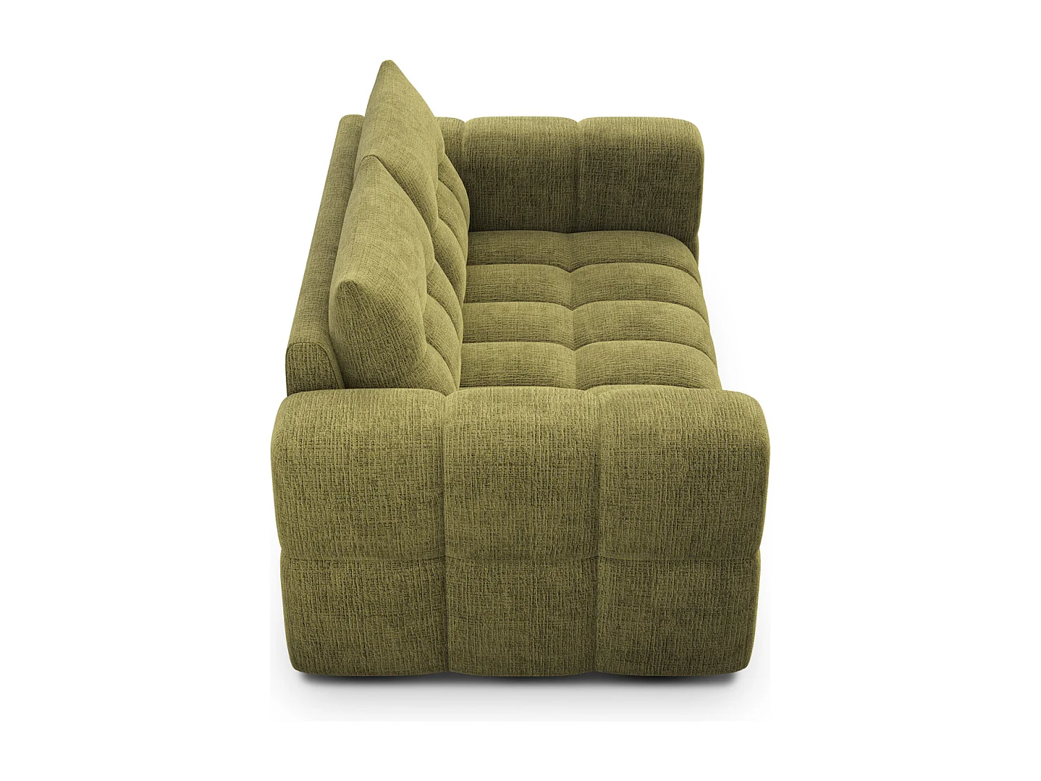 CLOUDI 2-Sitzer-Sofa, olivgrün
