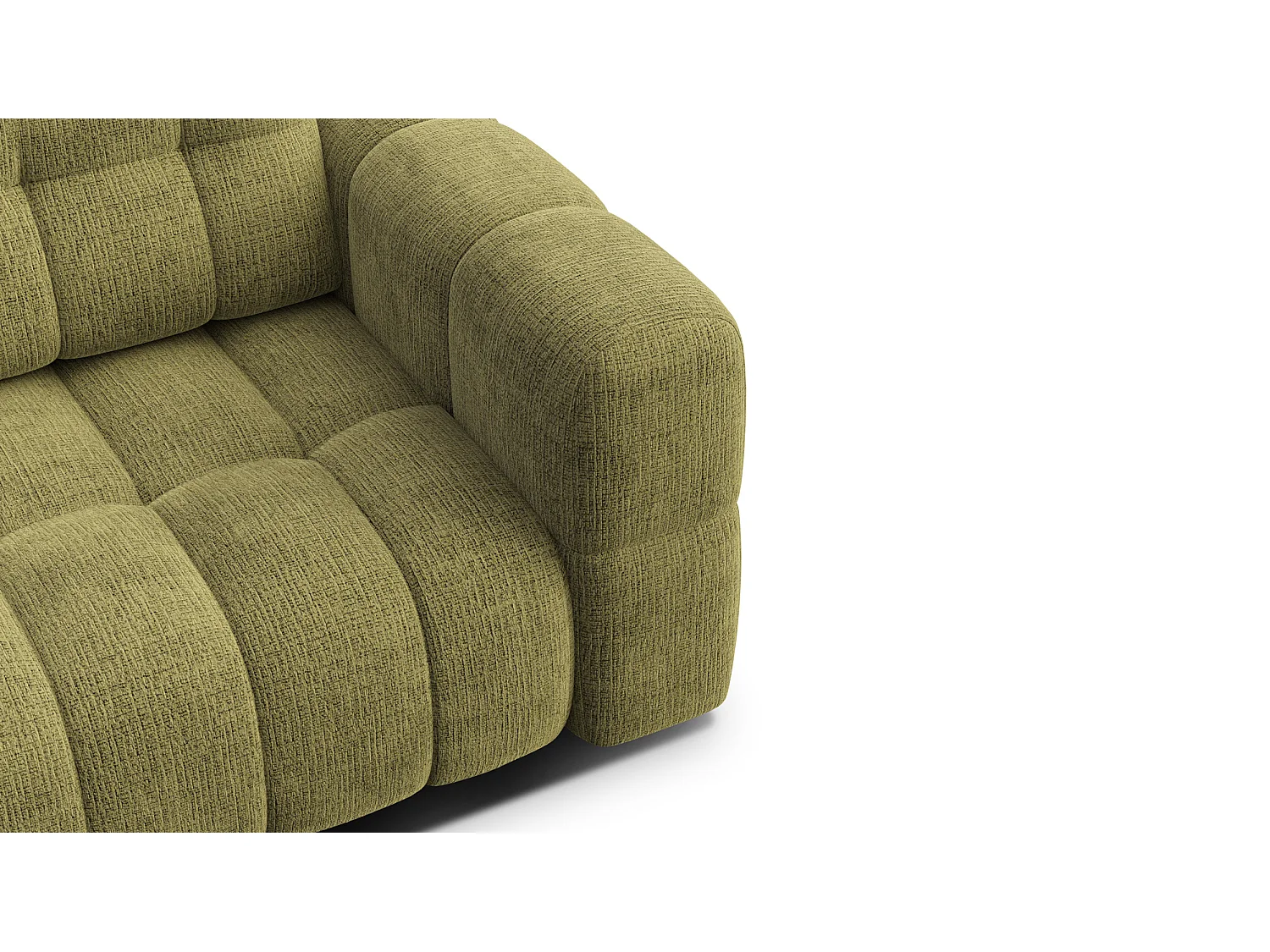 CLOUDI 2-Sitzer-Sofa, olivgrün