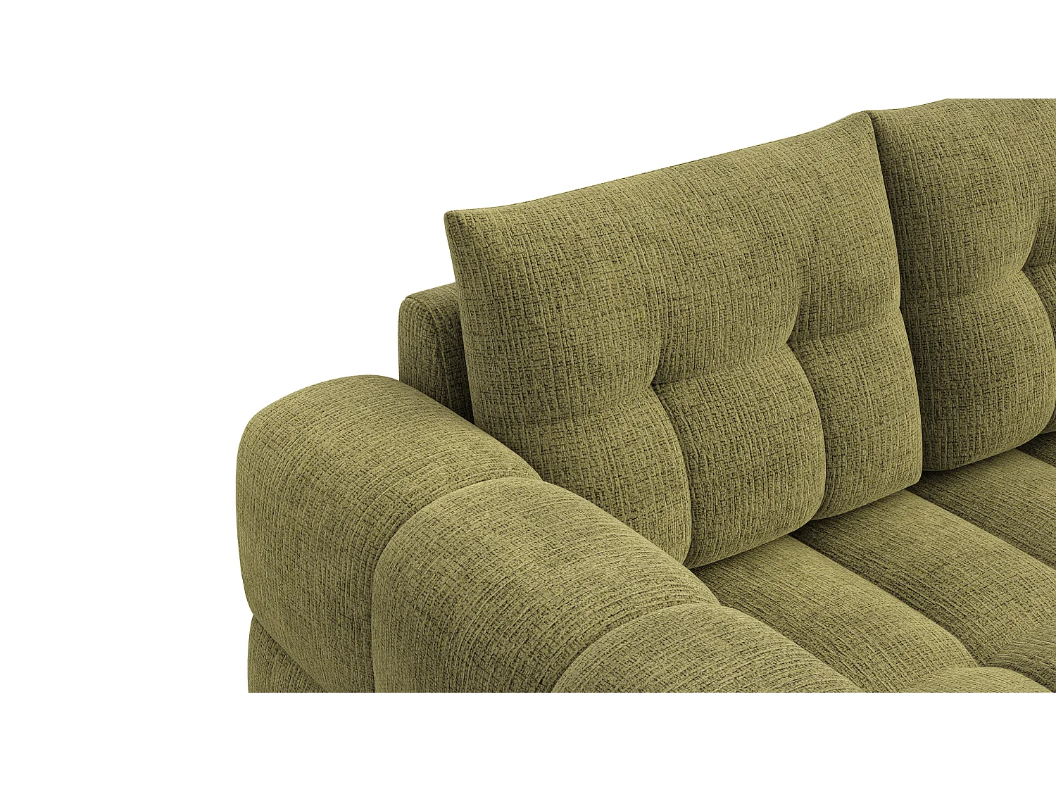 CLOUDI 2-Sitzer-Sofa, olivgrün