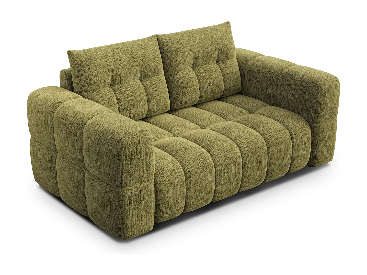 CLOUDI 2-Sitzer-Sofa, olivgrün