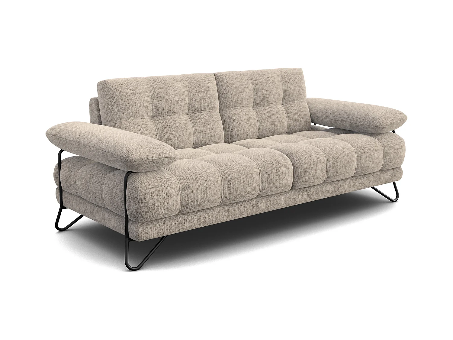 CANAPE BUBBARA 2,5 places, beige