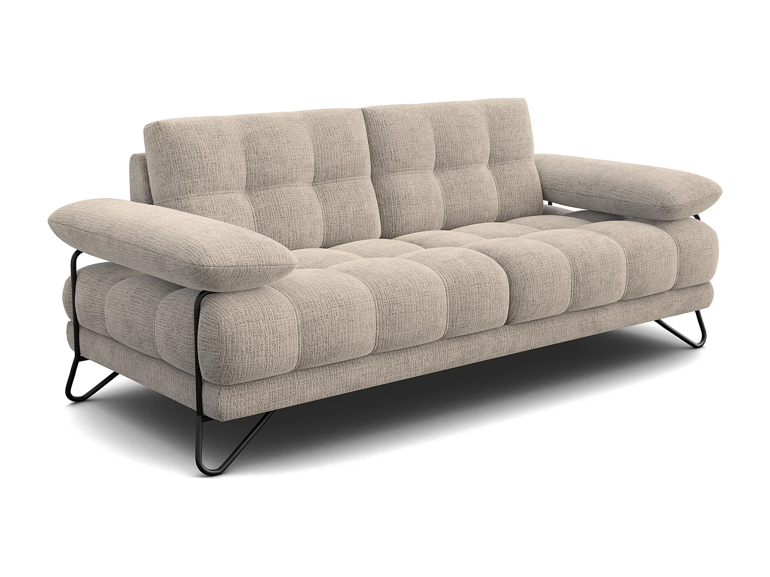 CANAPE BUBBARA 2,5 places, beige